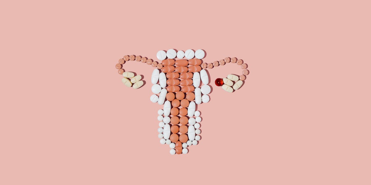 An abstract image of ovarian cells representing rapid aging research