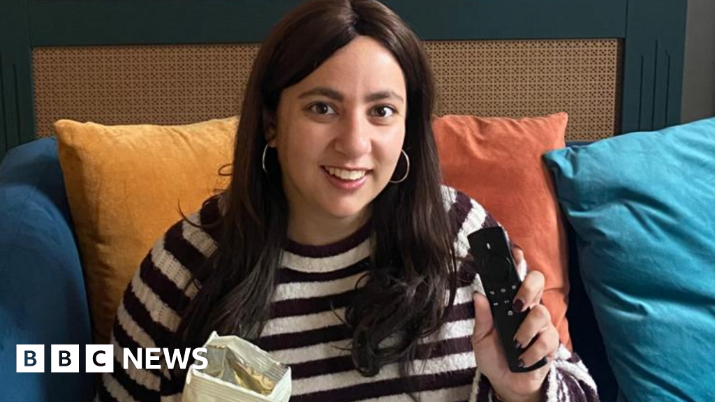 Person exploring new forms of entertainment and reflection