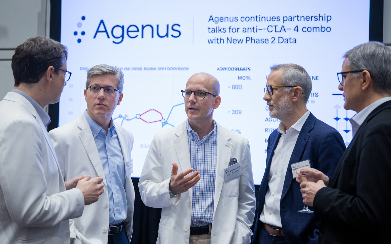 Depiction of collaborative pharmaceutical research and data analysis