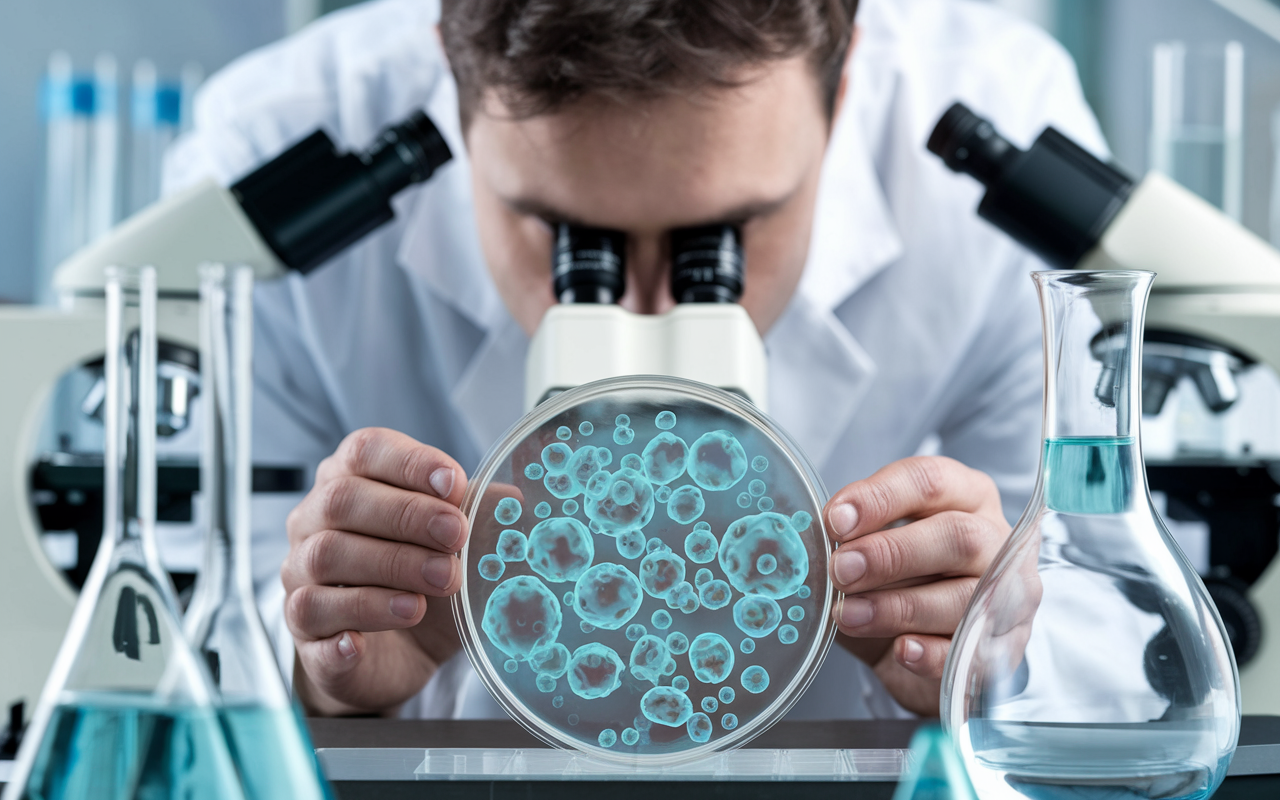 An illustration of microorganisms leading to new drug discoveries