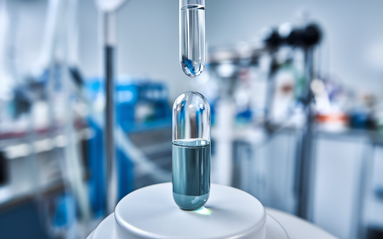 Medical capsule representing innovative treatment