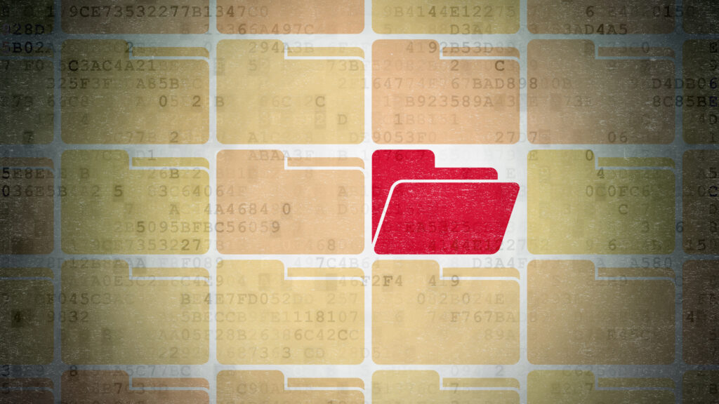 Abstract depiction of a paused patent process affecting scientific discoveries