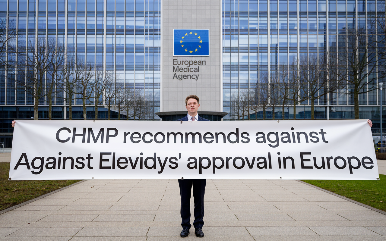 An illustration of regulatory hurdles in drug approval process