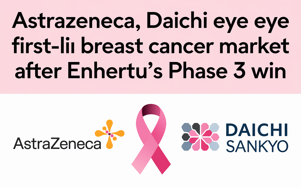 Abstract image representing a breakthrough in breast cancer treatment