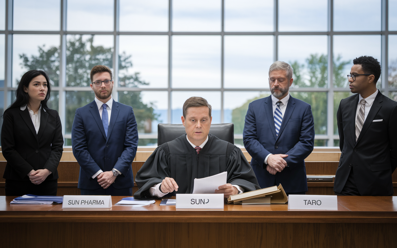 Gavel and scales representing legal settlement