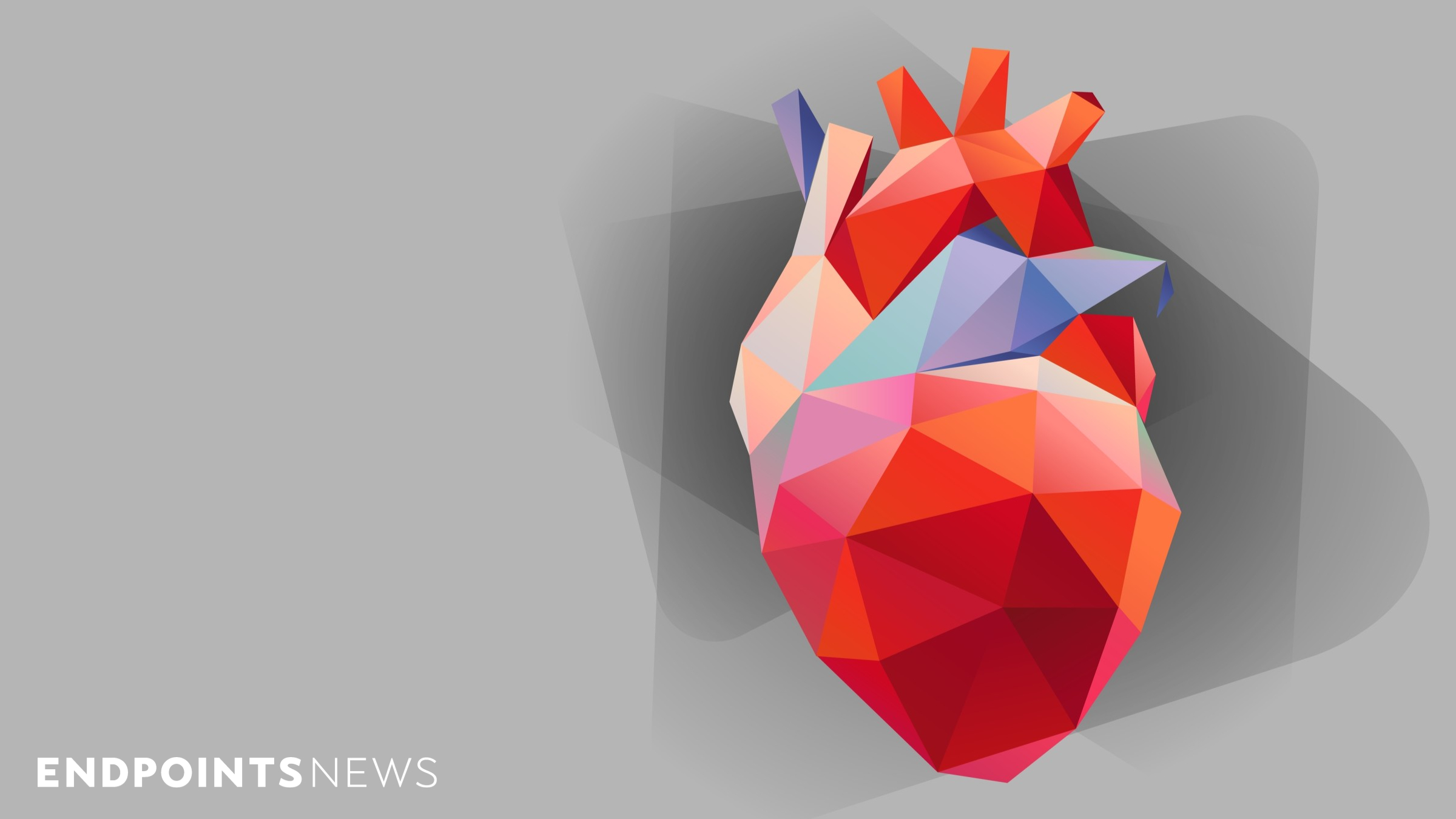 Stylized image of a healthy human heart