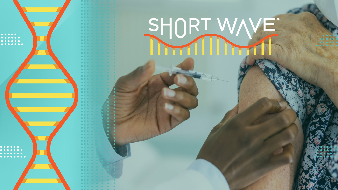 A depiction of scientists researching vaccine longevity and immunity