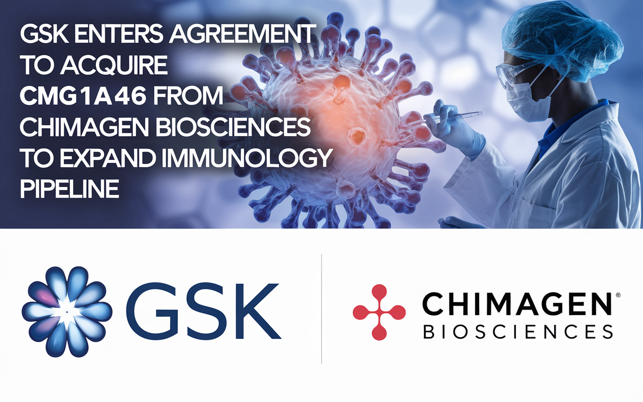 Conceptual image of a handshake symbolizing a strategic pharmaceutical acquisition