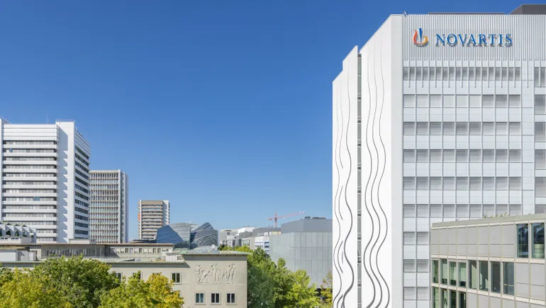 A futuristic medical laboratory focusing on gene therapy research with glowing DNA strands and medical equipment