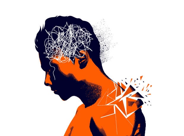 Artistic depiction of adolescent mental health support