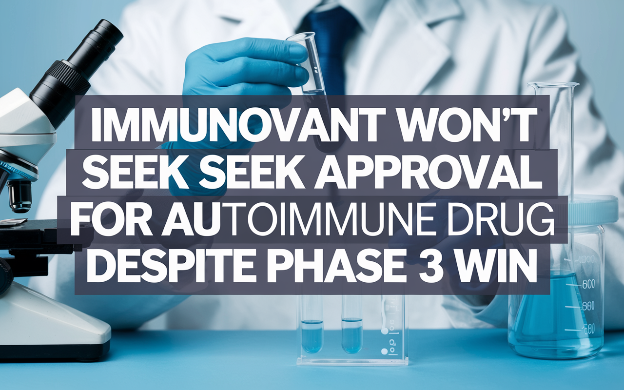 Depiction of advancing autoimmune therapy research and development