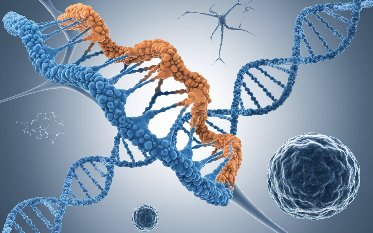 Illustration of gene therapy vectors targeting muscular dystrophy