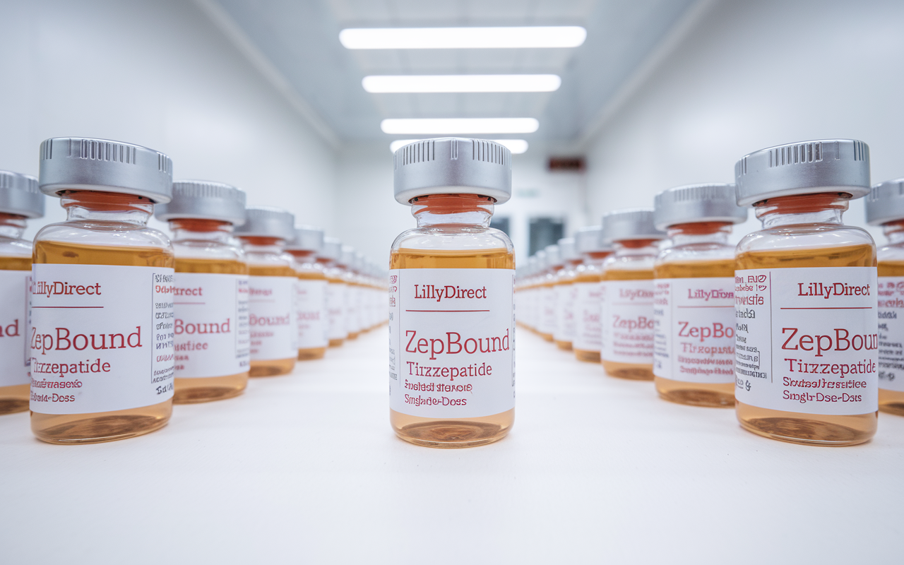 Image of medication vials representing Zepbound doses