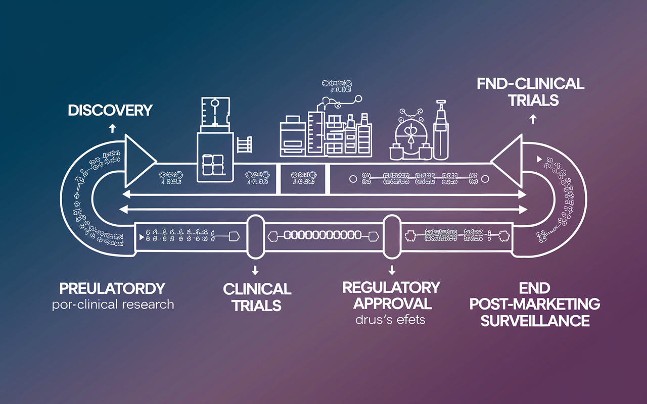 Illustration of collaborative drug molecules in cancer therapy
