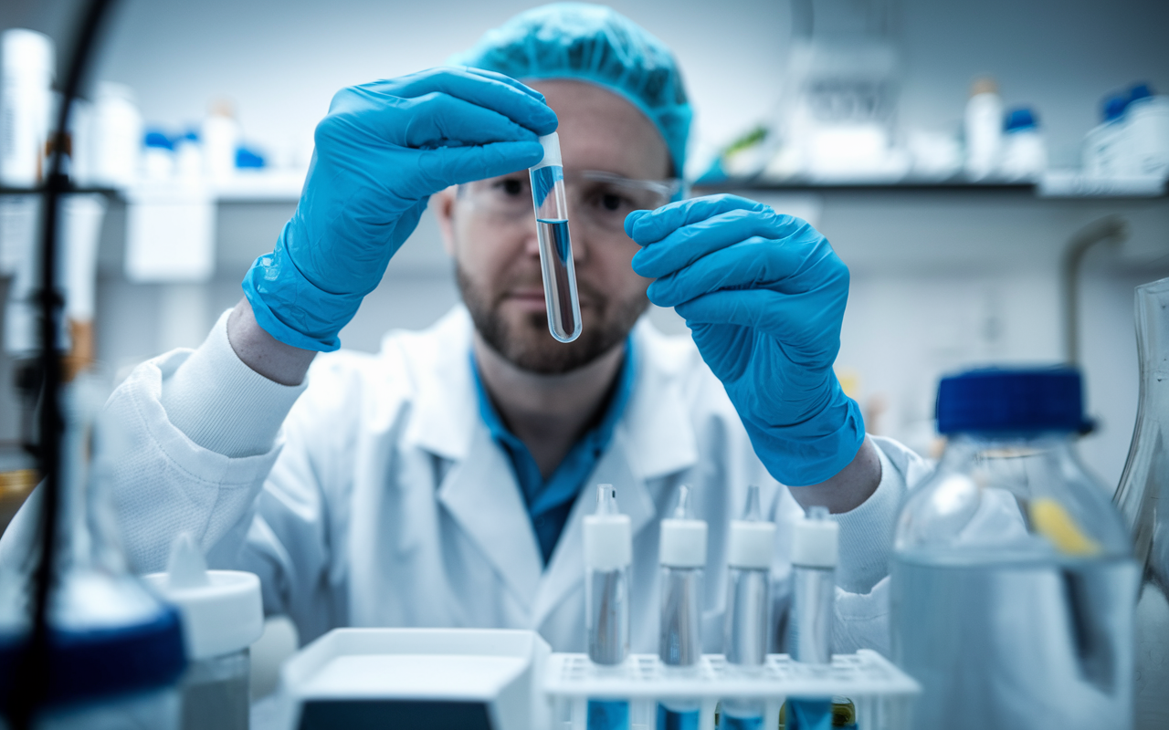 An illustration of a new cancer drug making progress