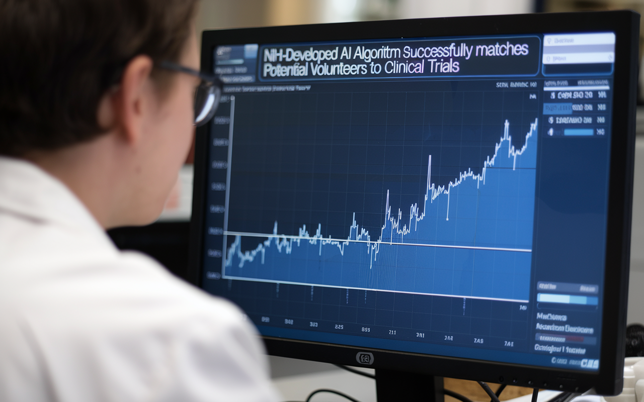 An AI algorithm connecting volunteers to clinical trials