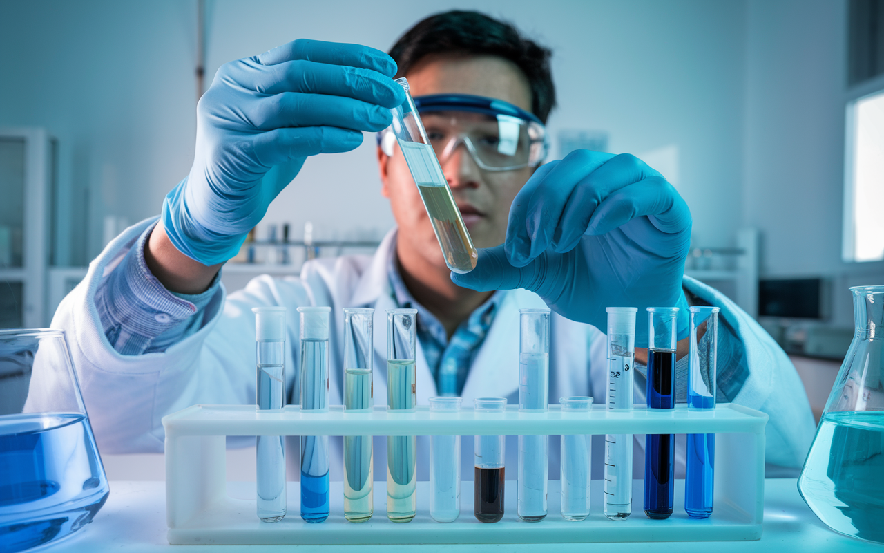 Abstract representation of an mRNA vaccine boosting immune response against cancer