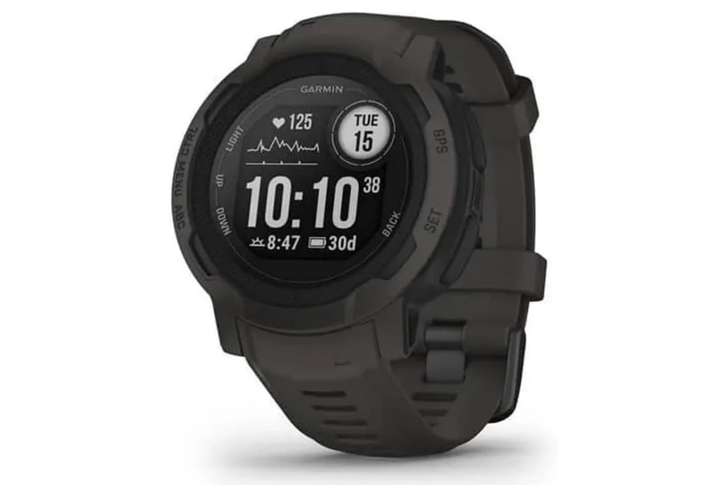 A rugged smartwatch resting on a mountain trail, ready for adventure