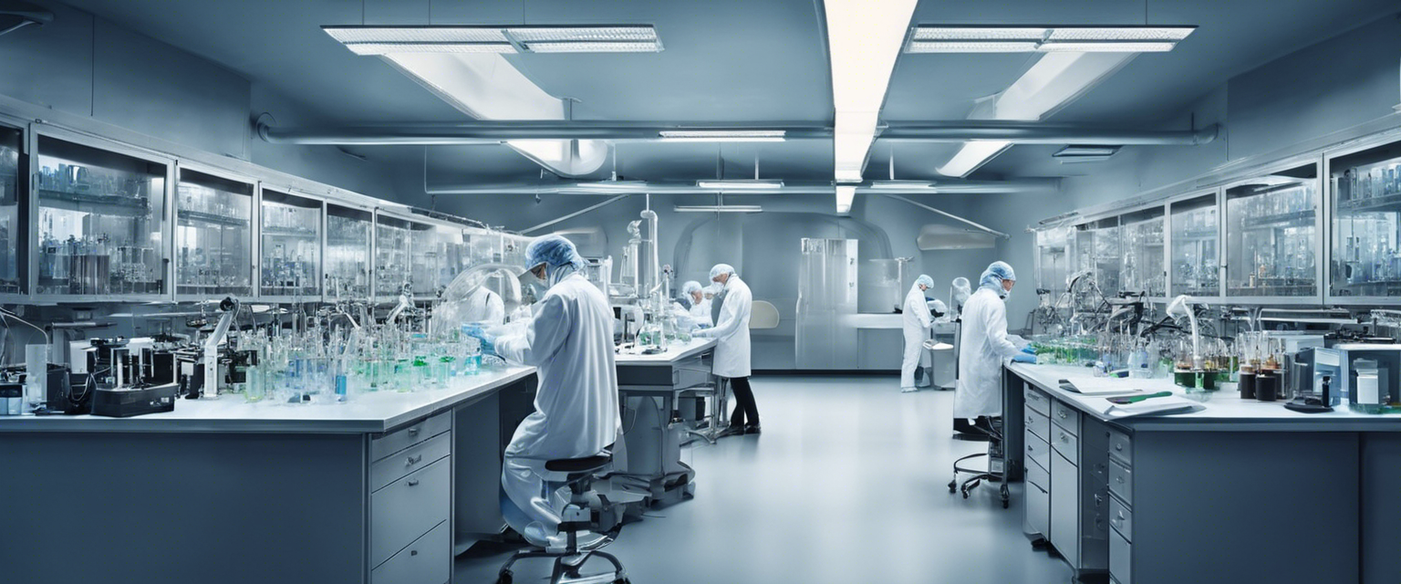 Image of scientists working in a lab