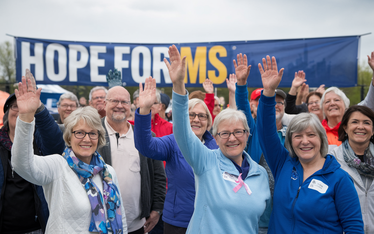 An image depicting hope in treating multiple sclerosis