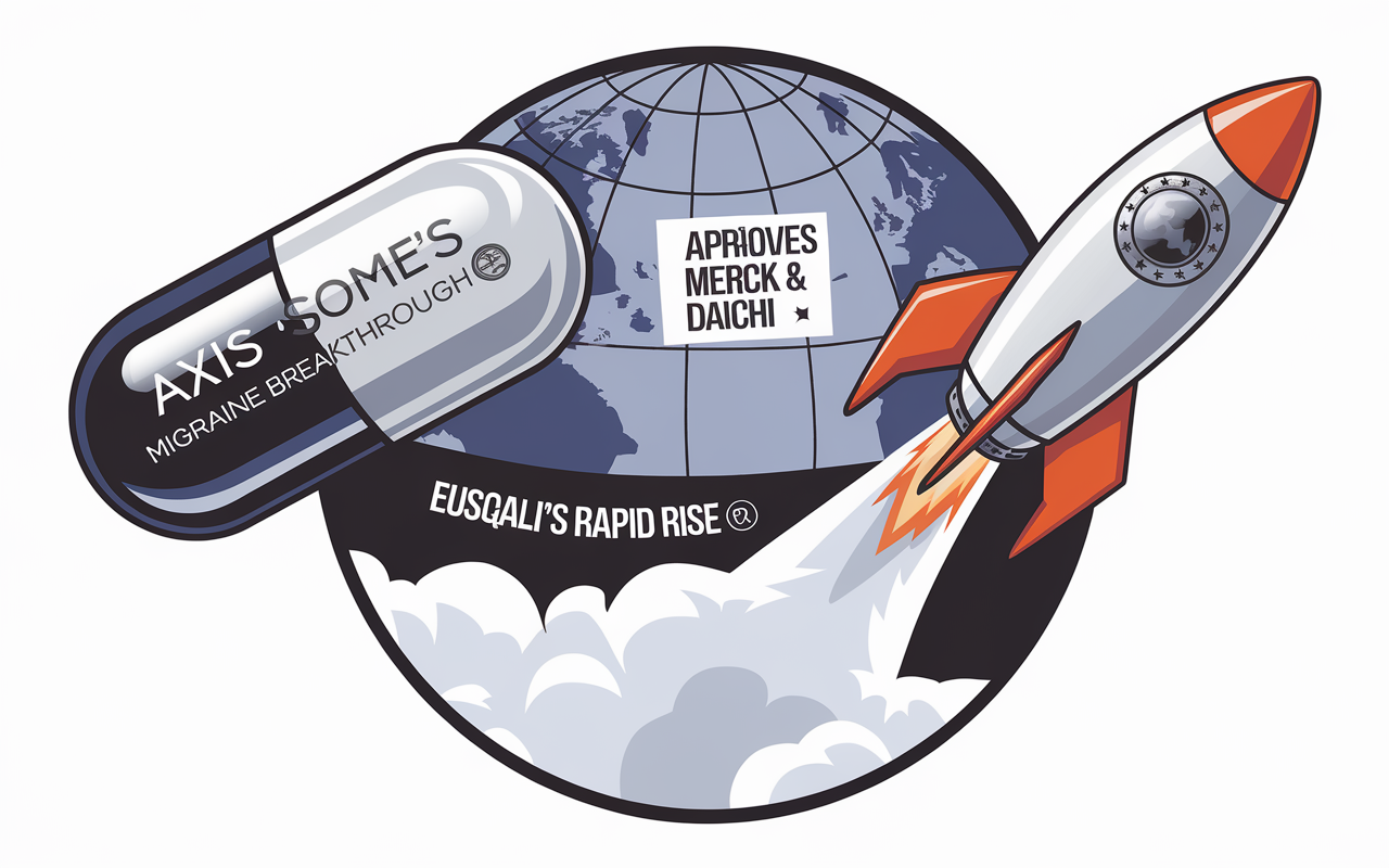 Axsome's Migraine Breakthrough 💊, Kisqali's Rapid Rise 🚀, EU Approves Merck & Daiichi 🌐