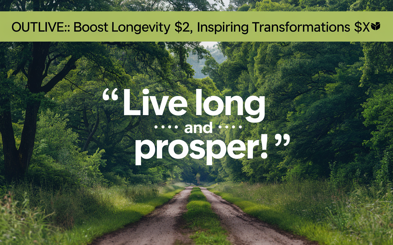 
Boost Longevity 🌱, $2 Outlive eBook 📚, Inspiring Transformations 🏃‍♀️

