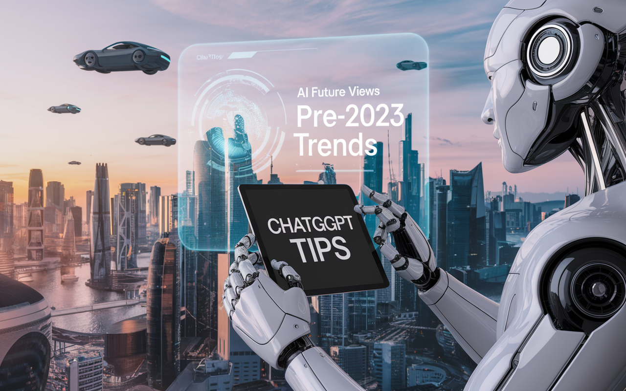 
AI future views 🤖, pre-2023 trends 📊, ChatGPT tips 💡
