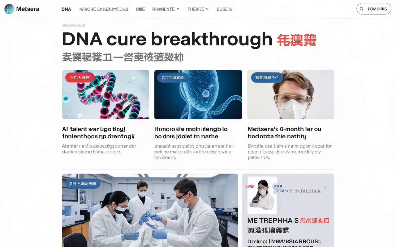 DNA Cure Breakthrough 🧬, AI Talent War 🤖, Metsera’s 9-Month IPO 💊