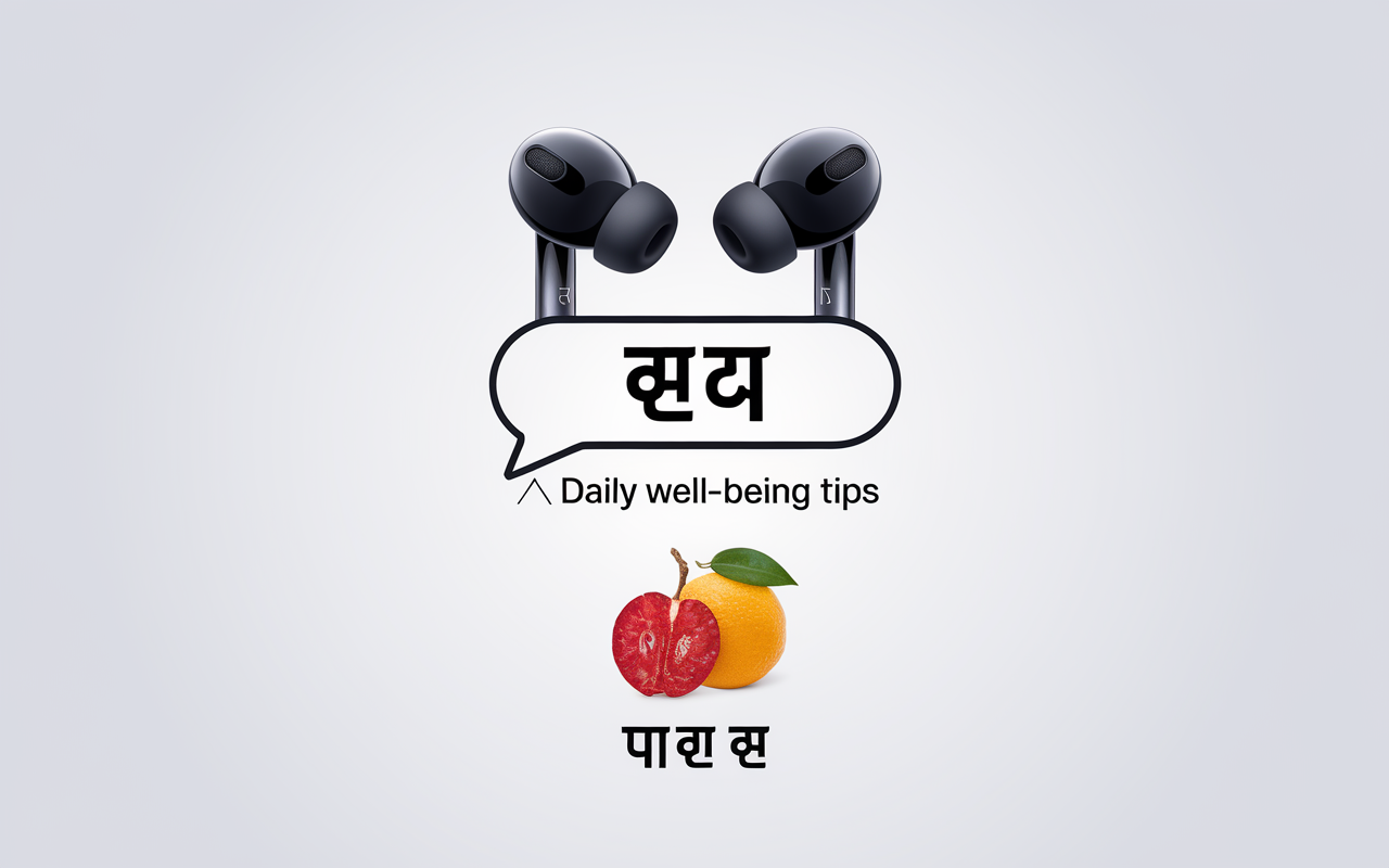 Minimalist Earbuds 🎧, Daily Well-Being Tips 🧠, Dietary Hacks 🍏