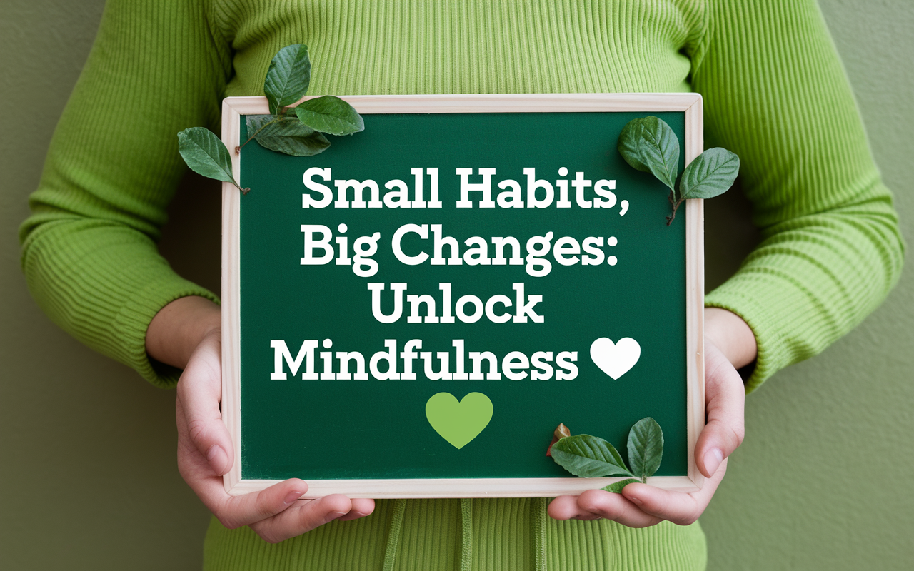 🌱 Small Habits, Big Changes: Unlock Mindfulness 🧠