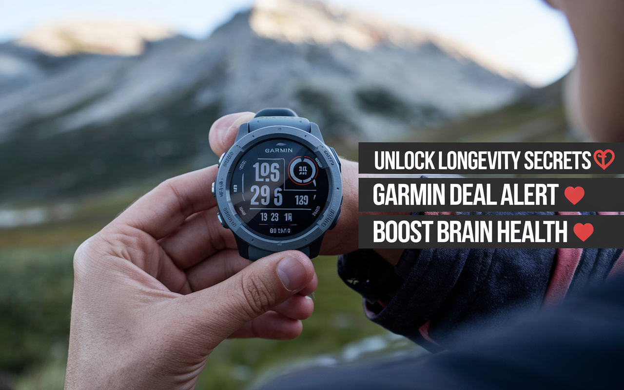 Unlock Longevity Secrets 🌈, Garmin Deal Alert 🏔️, Boost Brain Health 🧠