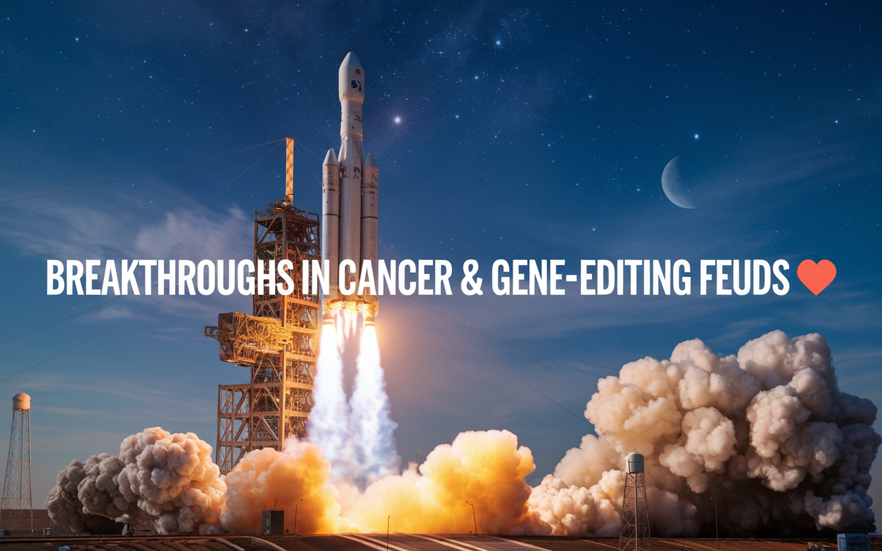 🌟 Breakthroughs in Cancer & Gene-Editing Feuds 🚀
