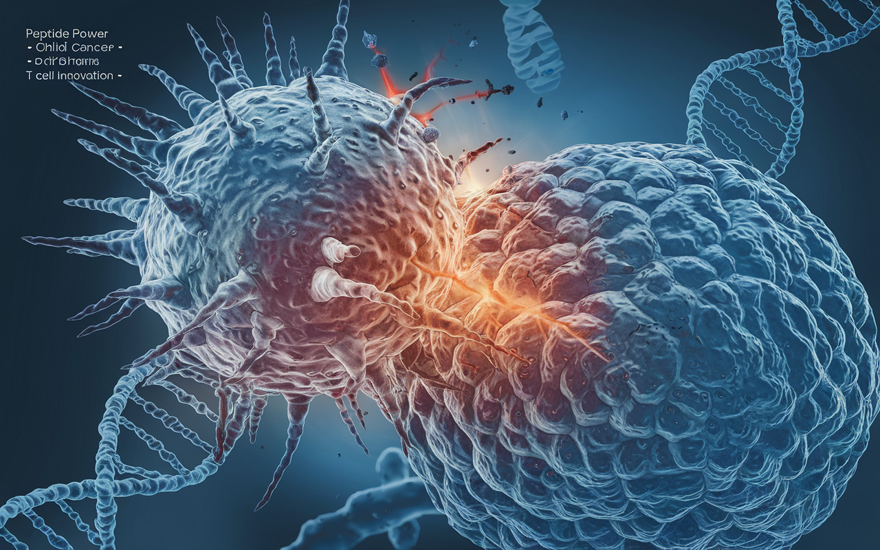 Peptide Power 🧬, Child Cancer Advances 🎯, T Cell Innovation 🧪