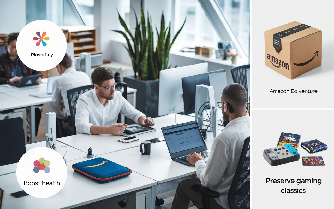 Boost Health 🌿, Amazon's New ED Venture 💊, Preserve Gaming Classics 🎮