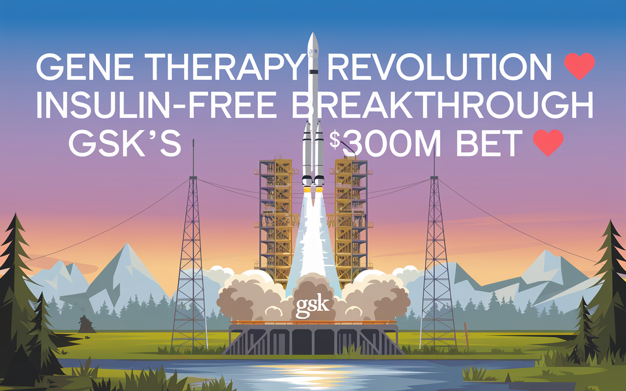 Gene Therapy Revolution 🚀, Insulin-Free Breakthrough 🌟, GSK's $300M Bet 💊