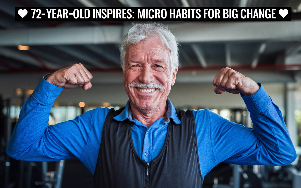 🏅 72-Year-Old Inspires: Micro Habits for Big Change 🧠