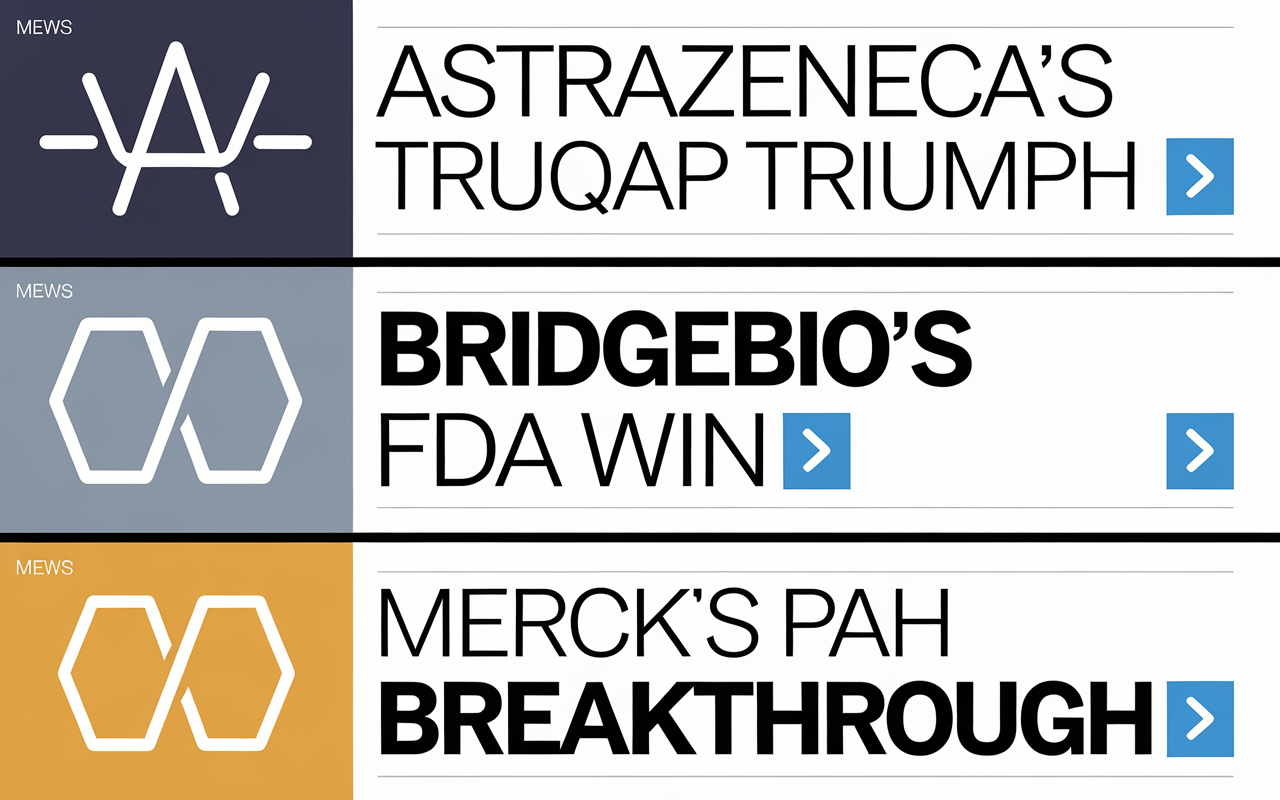 AstraZeneca's Truqap Triumph 🚀, BridgeBio's FDA Win 🏥, Merck's PAH Breakthrough 💡