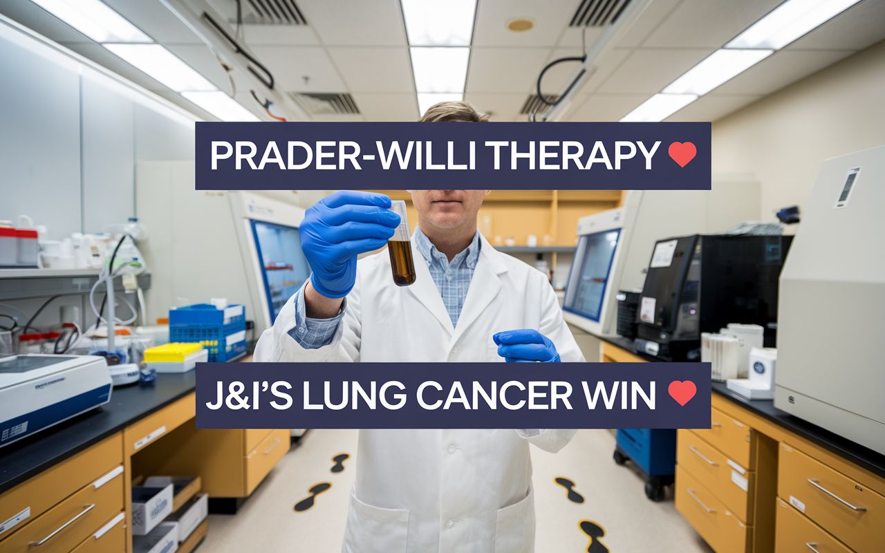 
Epigenetic Breakthroughs 🔬, Prader-Willi Therapy 🧪, J&J's Lung Cancer Win 🌐
