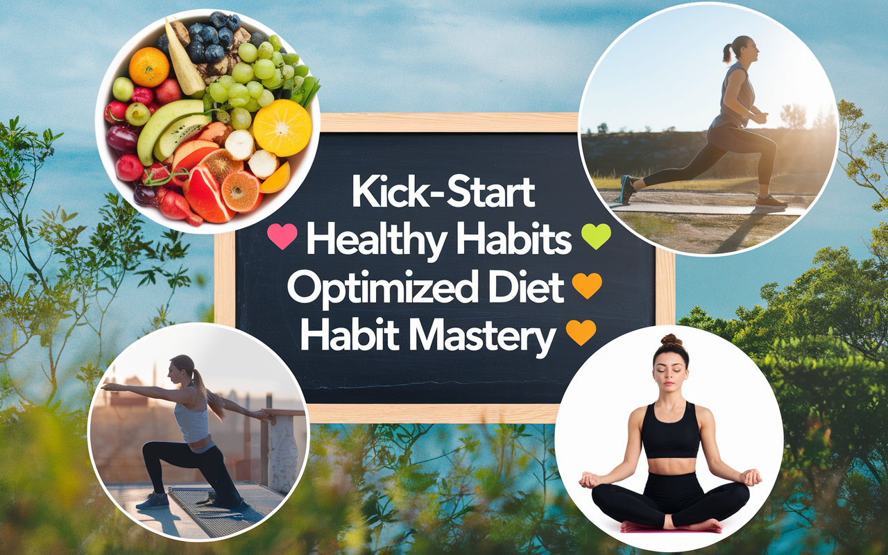 Kick-start Healthy Habits 🌱, Optimized Diet 🍎, Habit Mastery 🧠