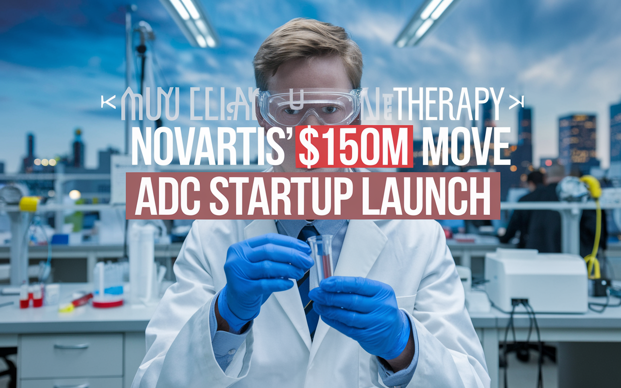 🧬 Novel Gene Therapy 💊 Novartis' $150M Move 🚀 ADC Startup Launch