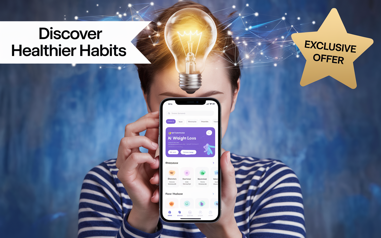 Discover Healthier Habits 💡, AI Weight Loss 🤖, Exclusive Offer 🌟