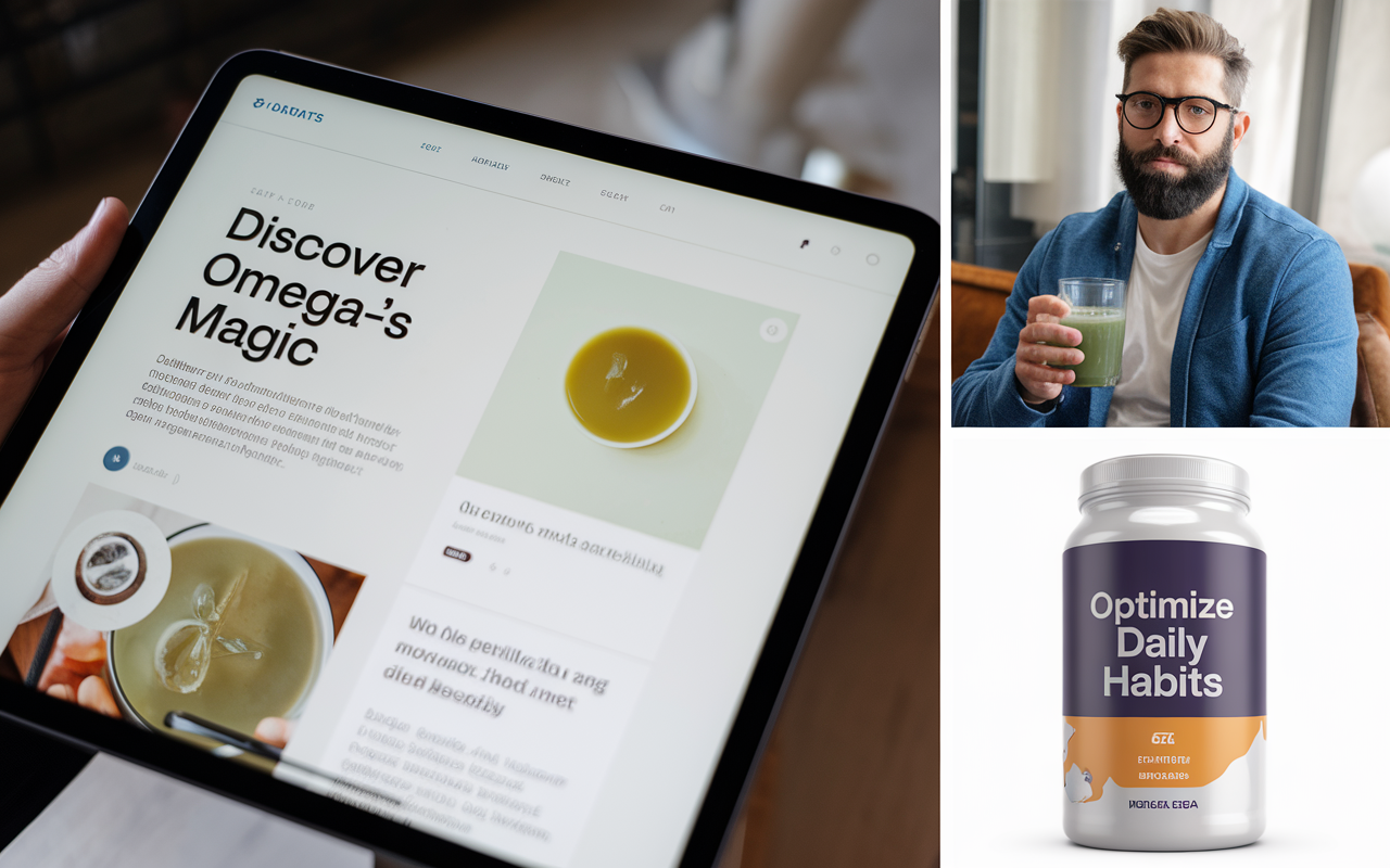 Discover Omega-3's Magic 🧬, Luke's Lifestyle Shift 🍹, Optimize Daily Habits 💪