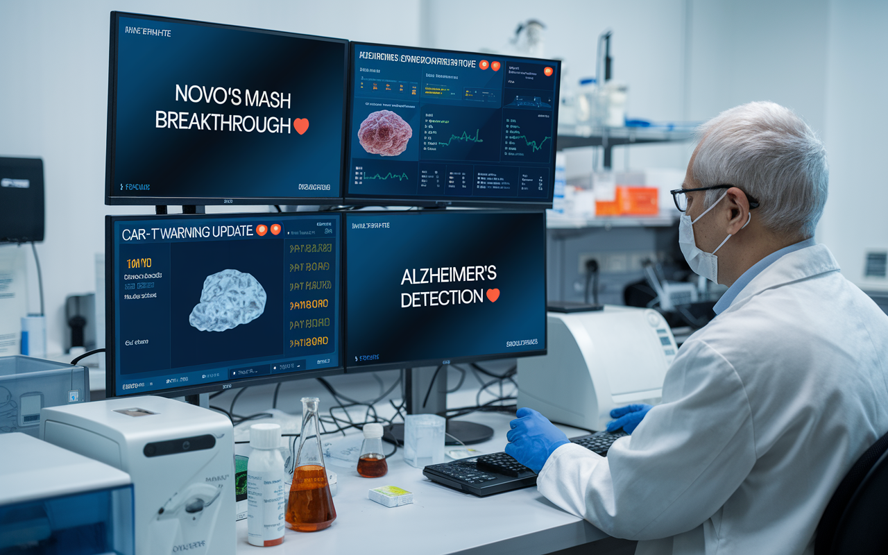 Novo's MASH Breakthrough 🚀, CAR-T Warning Update ⚗️, Alzheimer's Detection 🧠