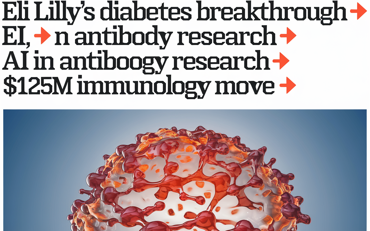 Eli Lilly's Diabetes Breakthrough 🚀, AI in Antibody Research 🤖, Sanofi's $125M Immunology Move 🧬
