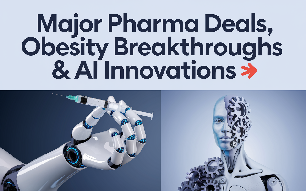 🚀 Major Pharma Deals, Obesity Breakthroughs & AI Innovations 🌐