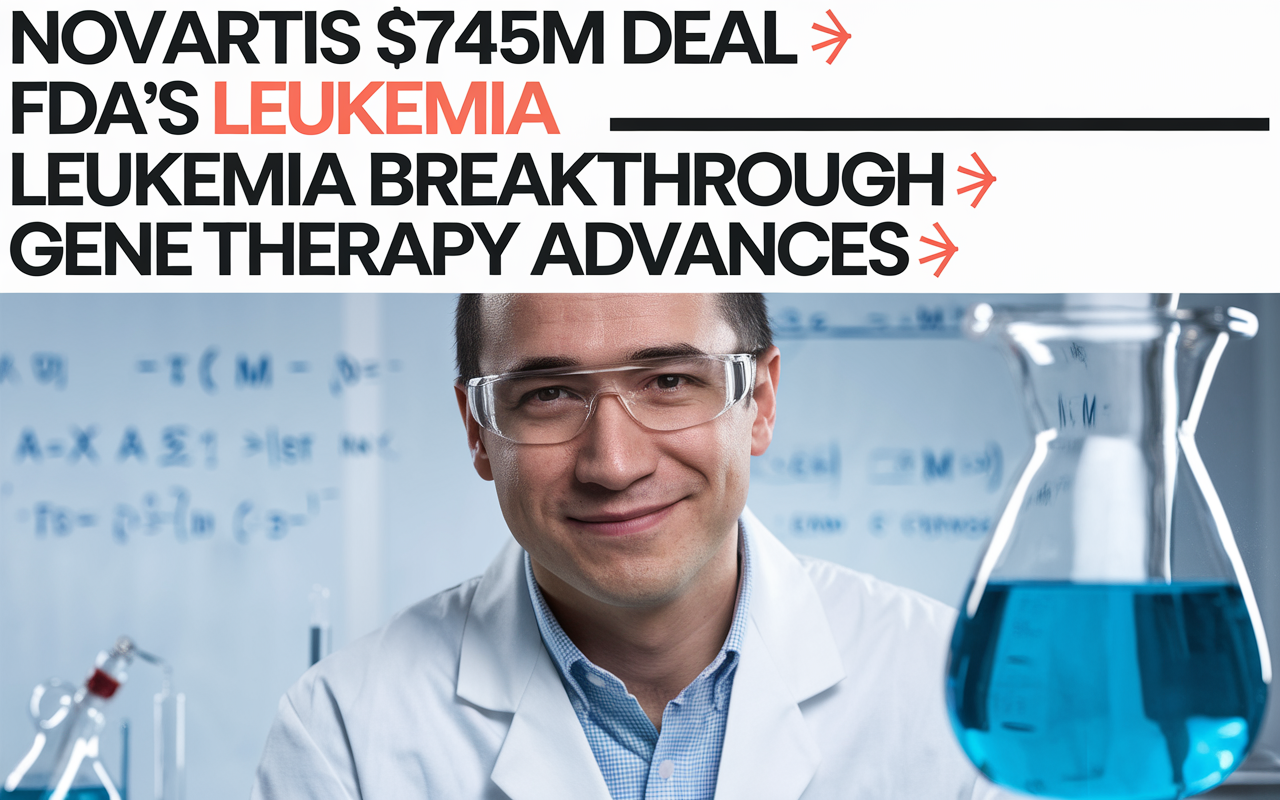 Novartis $745M Deal 💸, FDA's Leukemia Breakthrough 🌟, Gene Therapy Advances 🧬