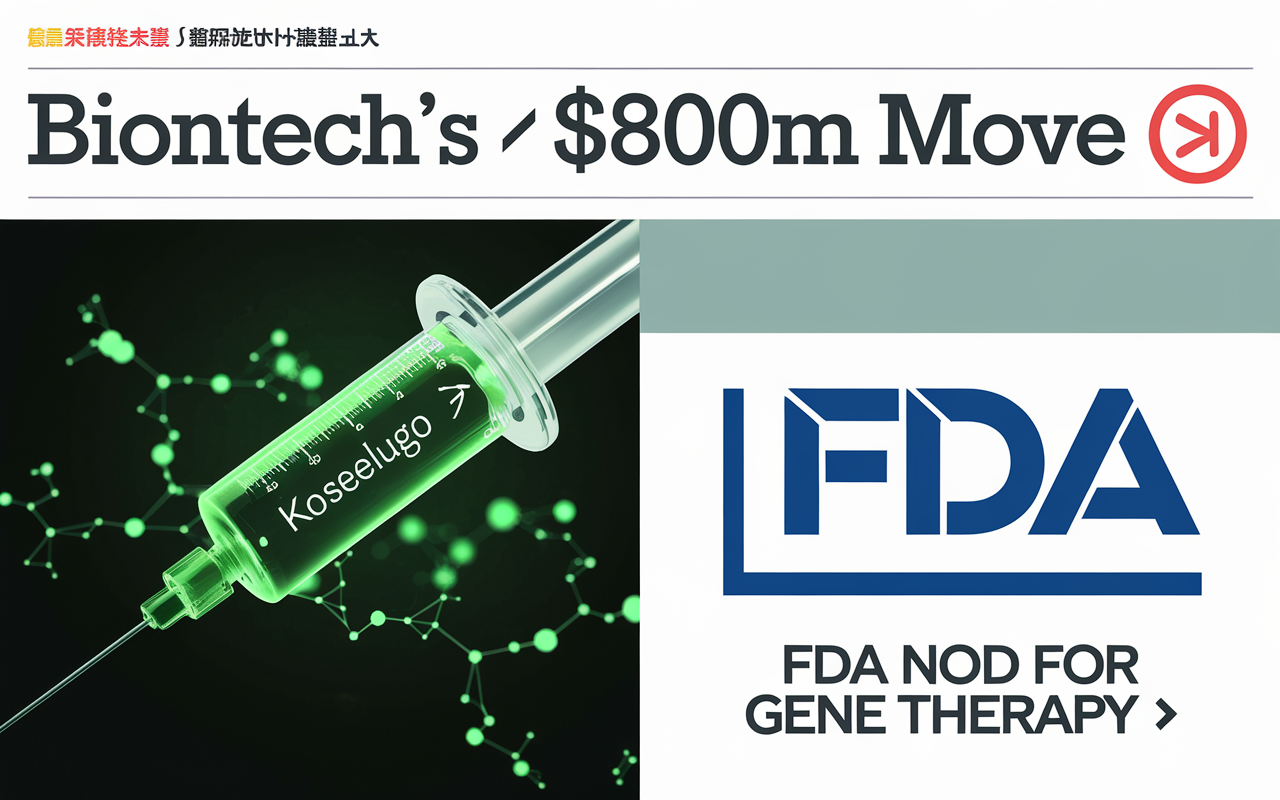 BioNTech's $800M Move 🧬, Koselugo's Glow 🌟, FDA Nod for Gene Therapy 🧪