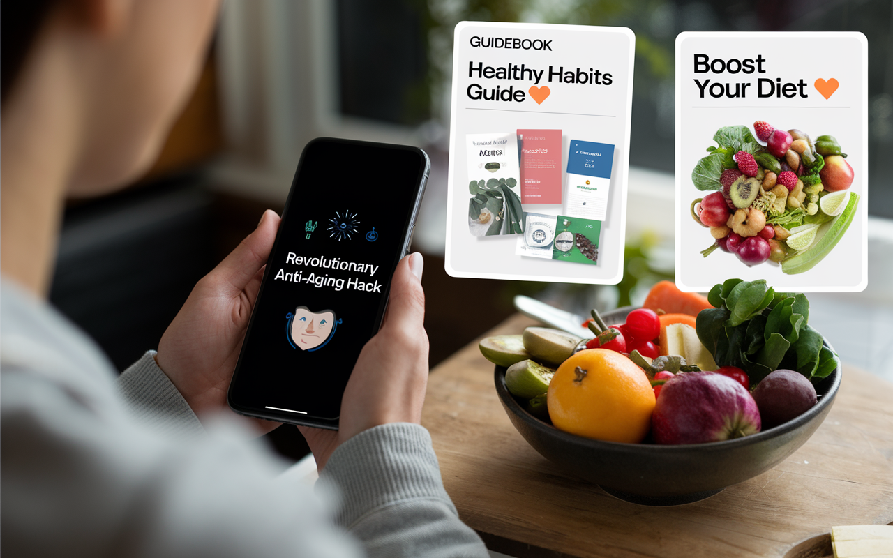 Revolutionary Anti-Aging Hack 🧪, Healthy Habits Guide 🧠, Boost Your Diet 🥗