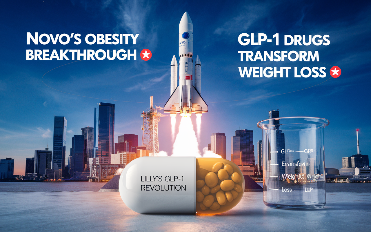 Novo's Obesity Breakthrough 🚀, Lilly's GLP-1 Revolution 💊, GLP-1 Drugs Transform Weight Loss 🔬
