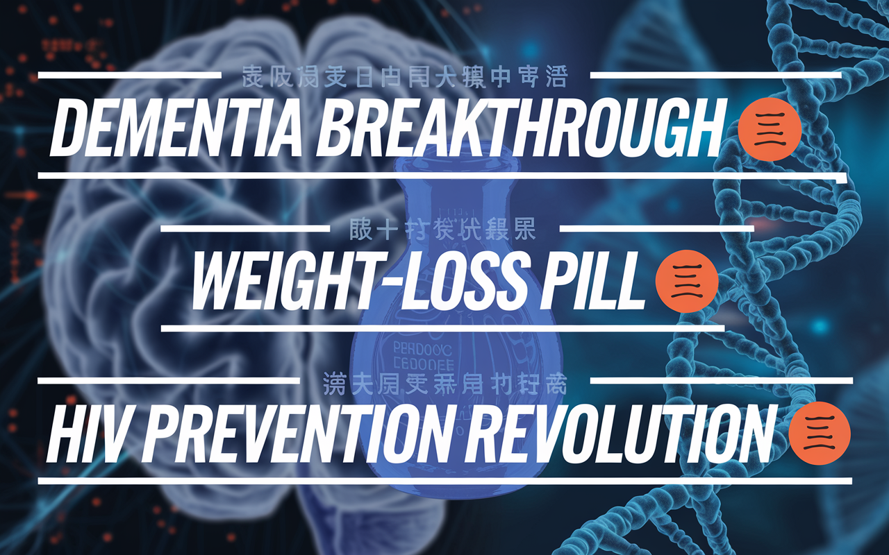 Dementia Breakthrough 🧠, Weight-Loss Pill 💊, HIV Prevention Revolution 🧬